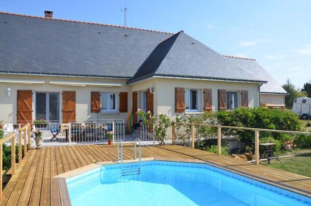 Les Petits Chenes Bed & Breakfast La Pellerine  Bagian luar foto
